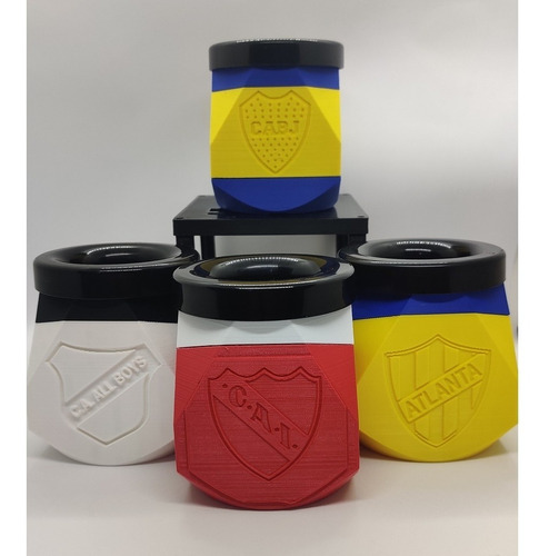 Mate Equipos De Fútbol Impresos En 3d. Consulta Por El Tuyo!