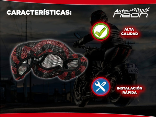 Imagen 5 de 8 de Funda De Asiento Para Motocicleta Xl 80cm Varios Colores