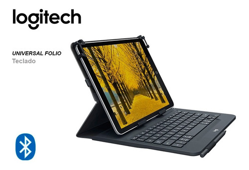 Logitech Funda Con Teclado Para Tablet Universal Folio 10 