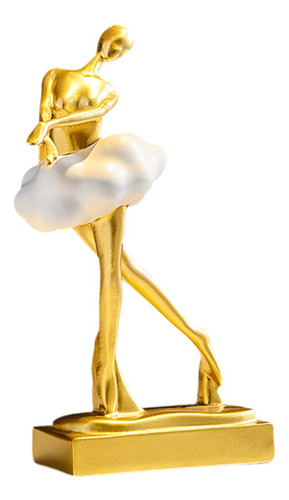 Estatua De Bailarín De Ballet Ornamento De Altura 22 Cm
