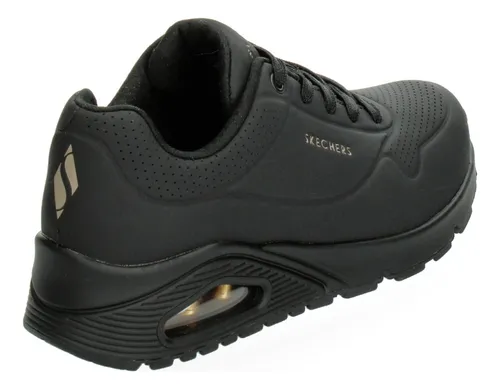 Skechers negro dama hotsell