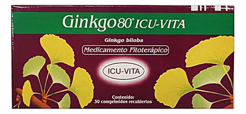 Ginkgo Icu-vita 80 Mg X 30 Comprimidos