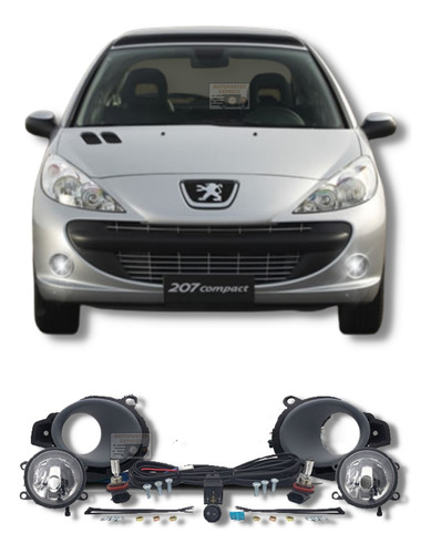 Kit Faro Auxiliar Peugeot 207 2014 2015