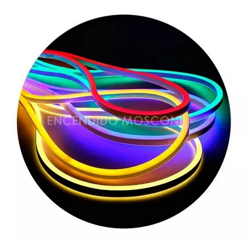 Tira Luces Neon Led Flexible Color Fijo 5mts