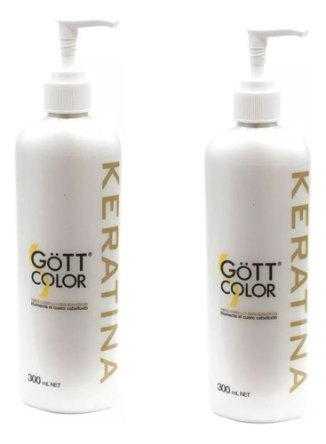Keratina Gott Color Tratamiento Sin Enjuague Kit 2 Pza