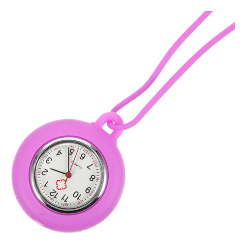 Reloj Colgante De Bolsillo Para Enfermera, Color Morado, De