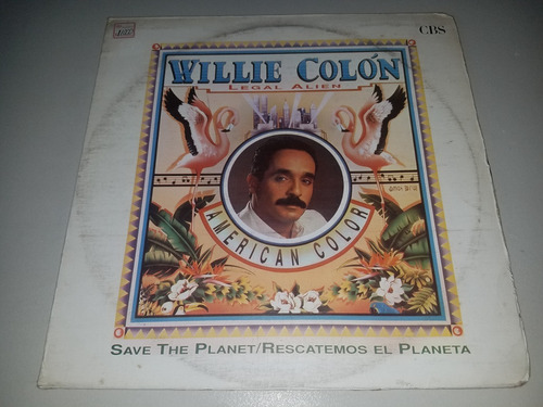 Lp Vinilo Disco Vinyl Willie Colon American Color Salsa