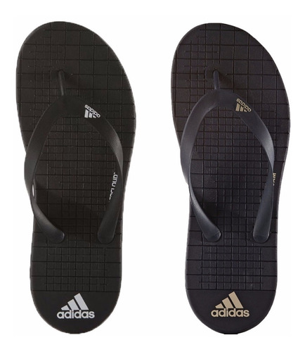 Ojotas adidas Natacion Eezay Cloudfoam Negro O Azul Marino