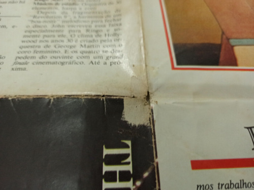 Revista Pôster The Beatles Som Três 1 (Usado)