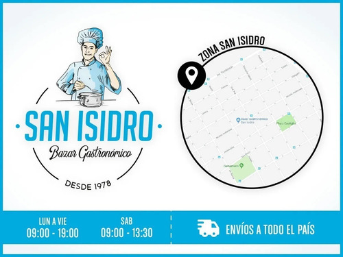 Imagen 3 de 3 de Especiero X6 Imantados Con Base Acero Inoxidable G7