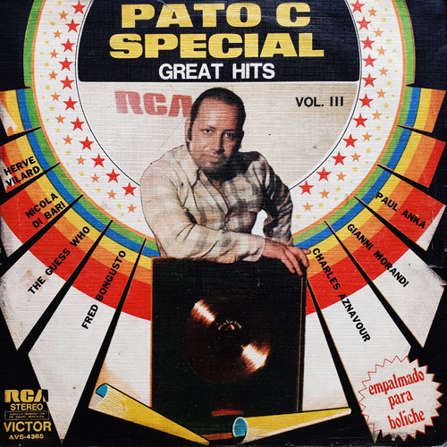 Pato C  - Pato C Special Vol. 3 Greatest Hits Lp