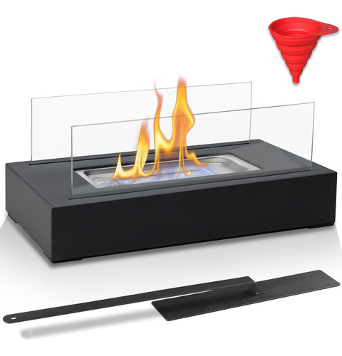 Chimenea De Mesa Para Exteriores E Interiores, Portátil, Dec
