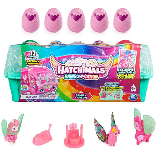 Hatchimals Colleggtibles, Rainbow-cation Llama Family Xjd9n