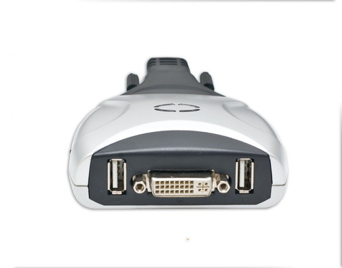 Iocrest 2 Puertos Dvi + Conmutador Kvm Usb Con Soporte De Au