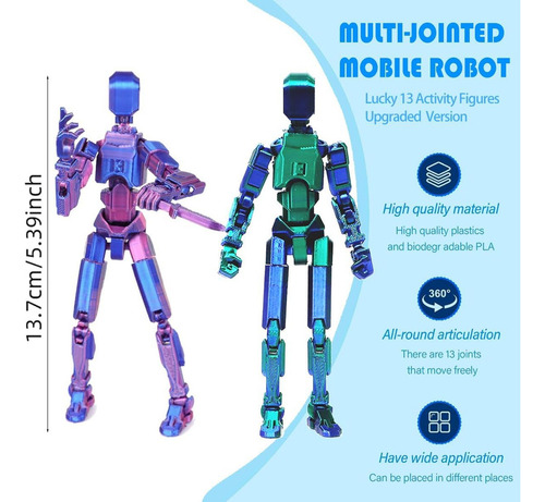Figuras De Acción T13 Ensambladas, Robot 3d