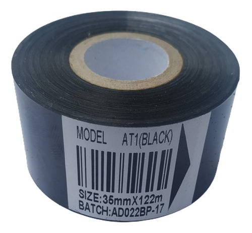 Tinta  Ribbon Negro, 35 X100mts Para Fechadores Hot-stamp.