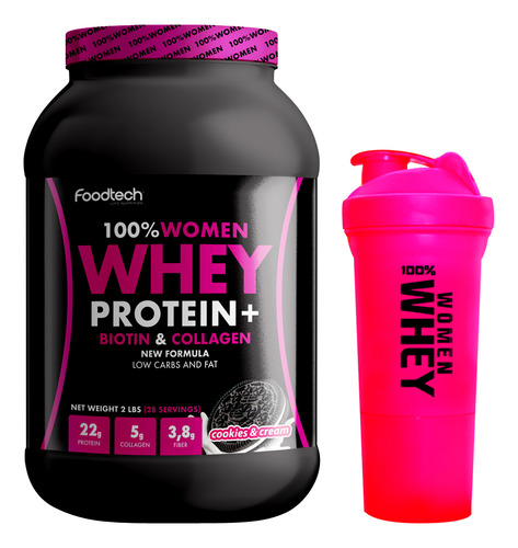 Proteina 100% Women Whey 2 Lbs + Sahker De Regalo
