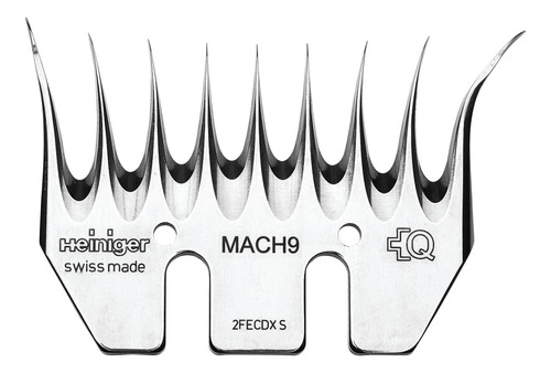 Cuchilla 9 Dientes Trasquiladora  Borregos Heiniger Mach 9