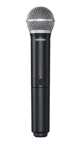 Sistema Inalámbrico Vocal Shure Blx24/pg58 Micrófono M15 Color Negro