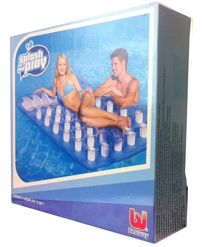 Imagen 5 de 5 de Colchoneta Inflable Bestway 2 Plazas 193cm X 142cm