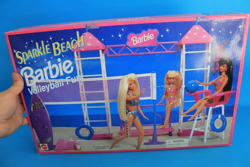 Sparkle Beach Barbie Volleyball Fun 1995 (Usado)
