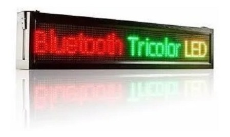 Letrero Led Compartido 3 Color Panel Publicitario Programab