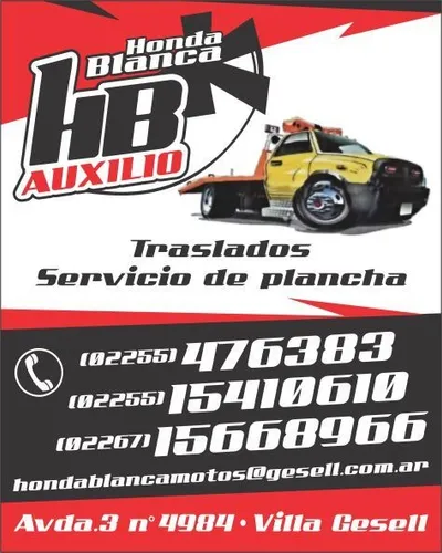 Auxilio Mecanico ,remolques Y Traslados Villa Gesell