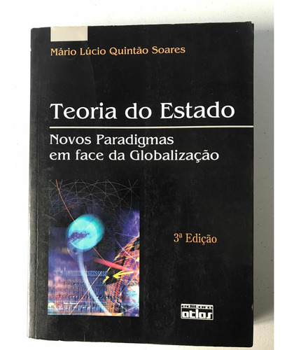 Livro Teoria Do Estado De Mário Lúcio Quintão Soares