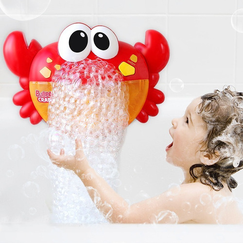 Juguete Cangrejo Burbujas De Baño Tina Para Bebes