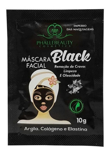 Imagem 1 de 3 de Máscara Facial Black Sache
