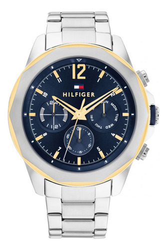 Reloj Para Hombre Tommy Hilfiger Lars  1792059 Plateado