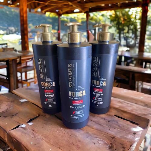 Kit 2 Shampoo 1 Condicionador Força Com Pimenta 1 Liro K7959