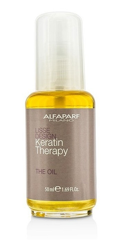 Imagen 2 de 7 de Keratin Therapy The Oil Lisse Desing 50ml Alfaparf Milano