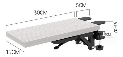 Apoyabrazos De Madera Para Computadora Para Escritorio