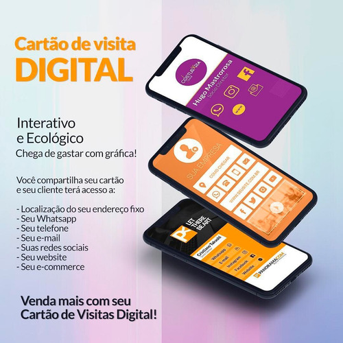 Cartão De Visitas Interativo - Designer Gráfico Profissional