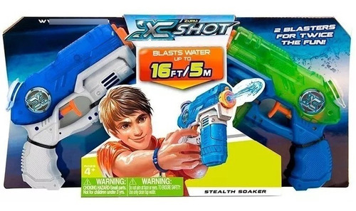 Pistola Agua Zuru X-shot Water Blaster Double Casa Valente