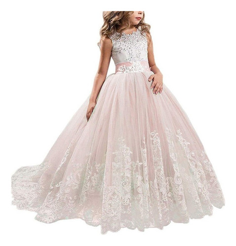 Vestido De Novia De Princesa De Cumpleaños Para Niña