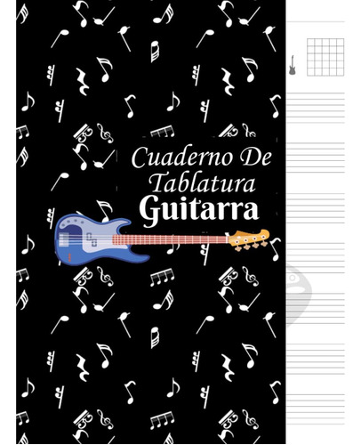 Libro: Cuaderno De Tablatura Guitarra: Cuaderno De Musica Pa