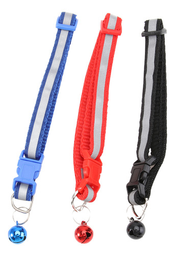 Collar Ajustable Para Mascotas The Dog, 3 Piezas