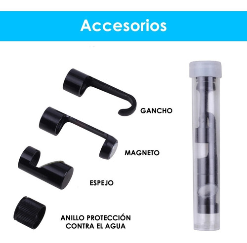 Camara Endoscopio Wifi Android iPhone Y Pc Cable 3.5 Metros