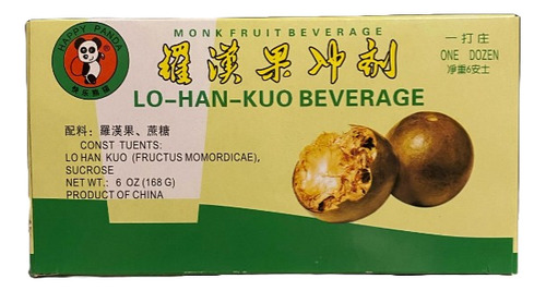 Lo Han-kuo Bebida Monkfruit  1/docena