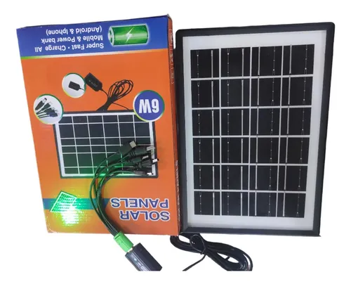 comprar Cargador Panel Solar 6w\u002F6v  Para Telefonos 