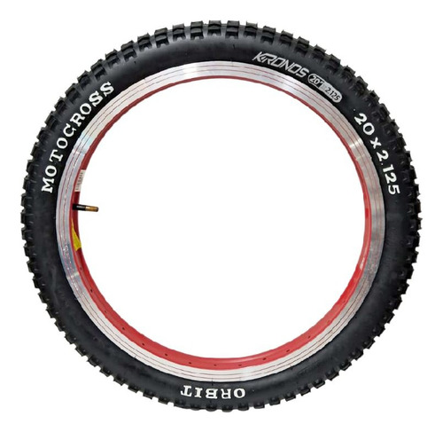 Par Llanta 20 X 2.125 Motocross Kronos + Camaras