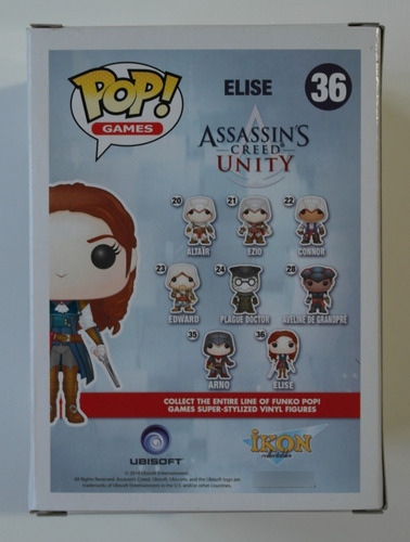 Funko Pop! Elise 36 - Assassin´s Creed Unity (Usado)
