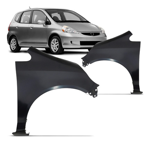 Paralama Esquerdo Honda Fit 2003 2004 2005 2006 2007 2008