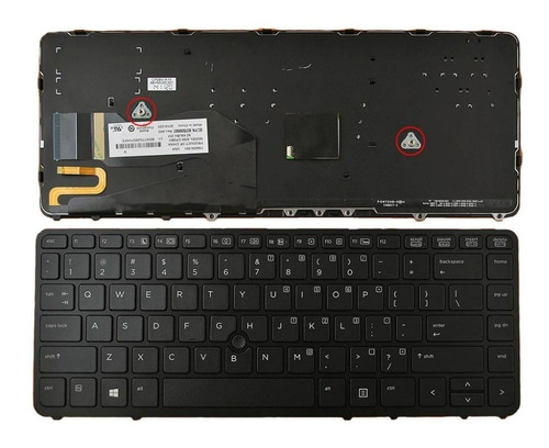 Teclado Hp Elitebook 840 G1 850 G1 Version Ingles Sin Ñ