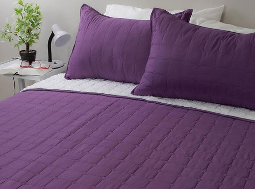Quilt Cubrecama 2 Plazas Sherpa Da Vinci Térmico