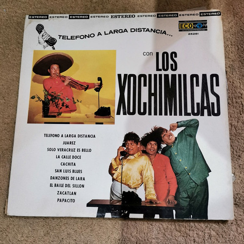 Disco Lp:los Xochimilcas- Telefono A Larga Distancia