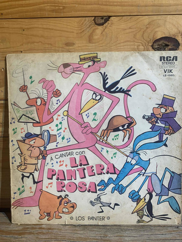 Lp La Pantera Rosa Vinilo Original 1975 Poster