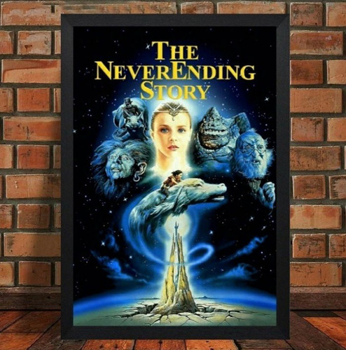 Cuadro The Neverending Story Marco Con Vidrio 35x50